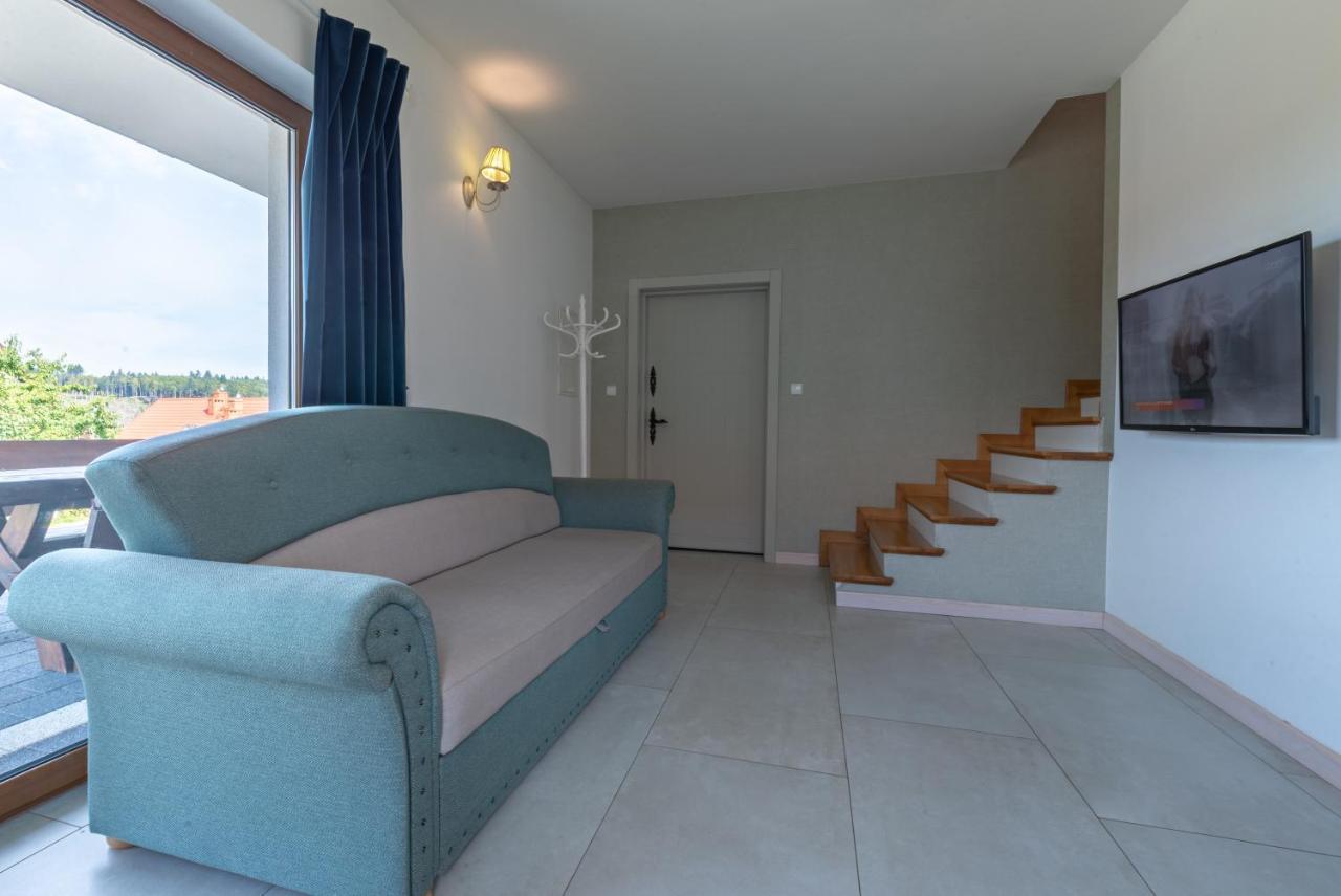 Malinowe Wzgorze Domki 90 M2 Z Sauna I Balia Krzeszna Exterior photo
